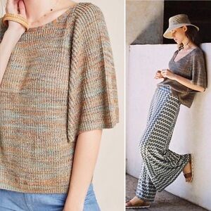 Anthro Space Dyed Knit Pullover